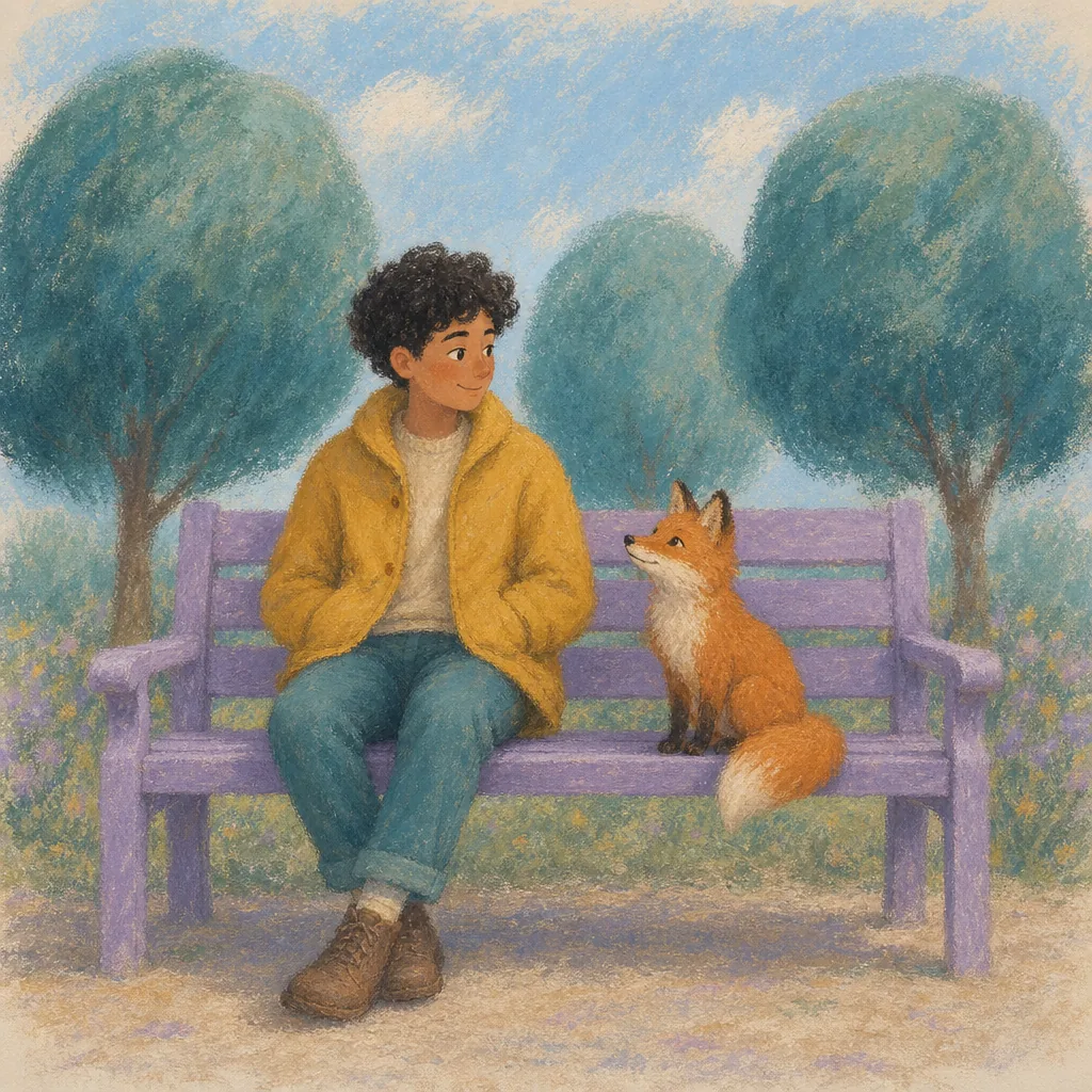 Chalk pastel style example