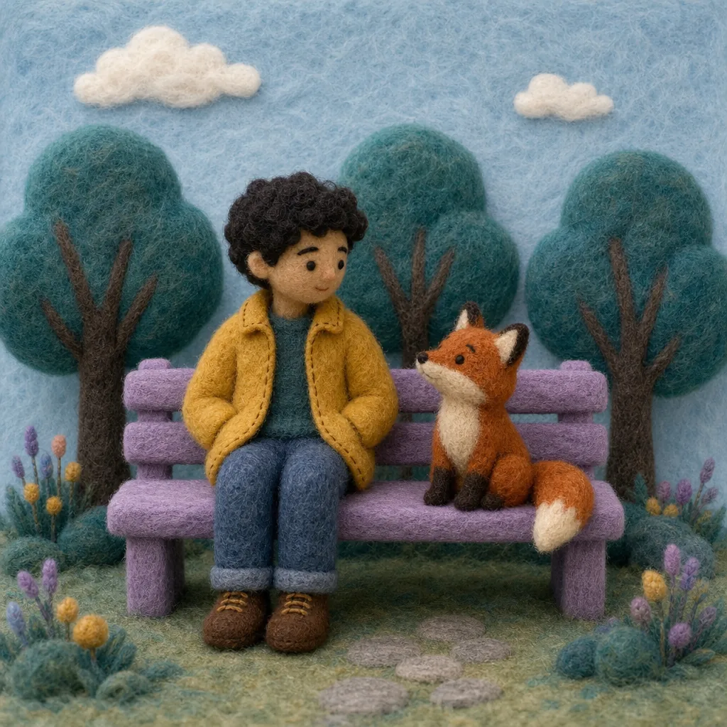 Felt friends style example