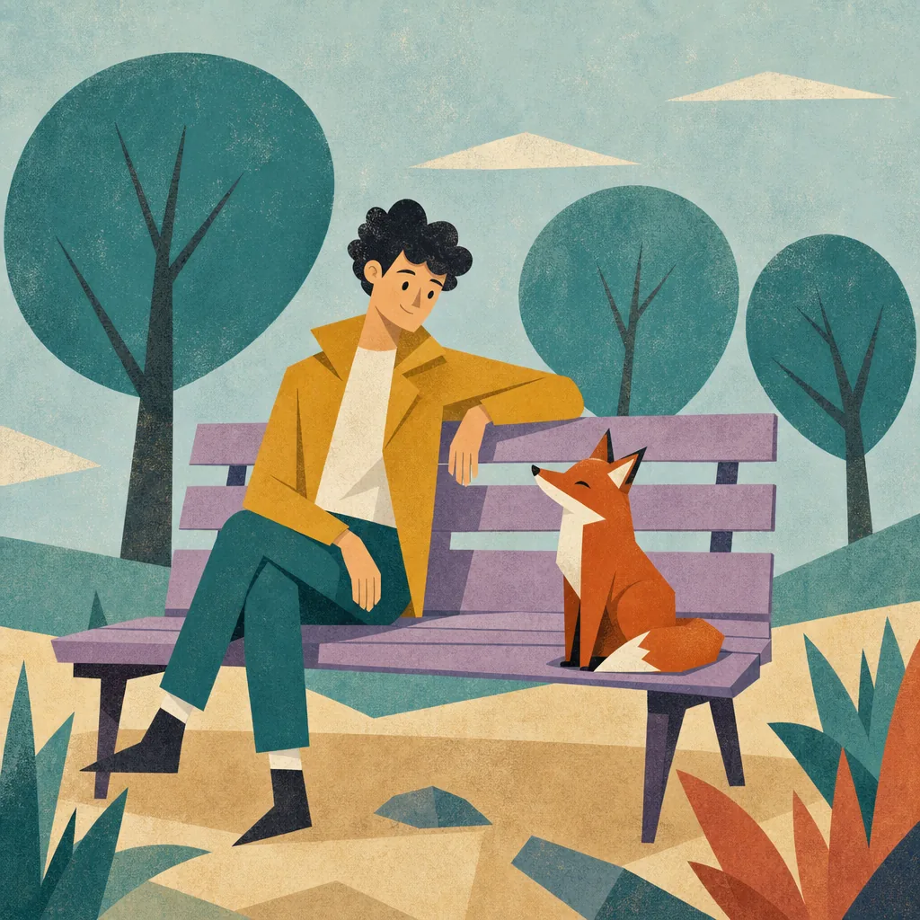 Midcentury shapes style example