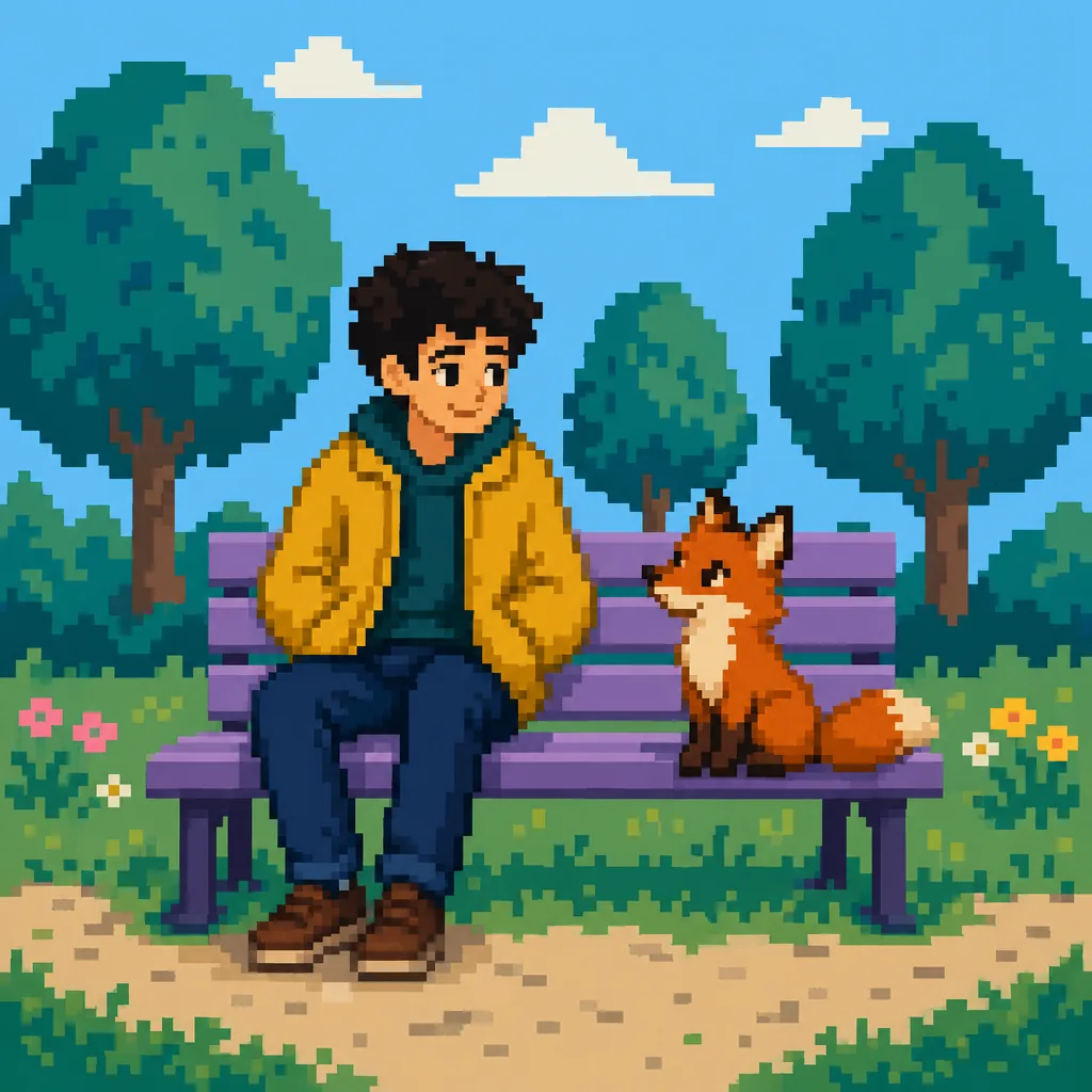 Pixel quest style example